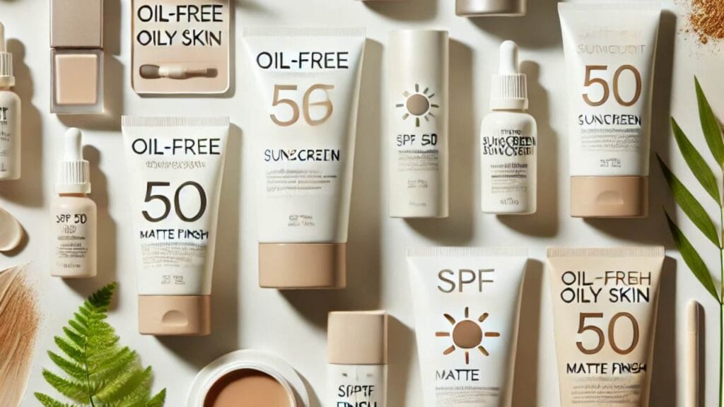 واقيات شمس لحماية البشرة الدهنية.